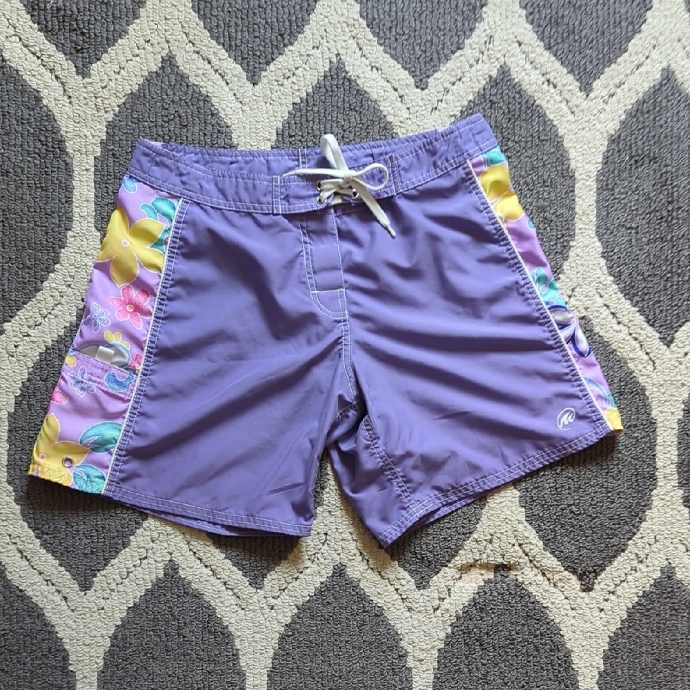 Purple Kids Swim Shorts